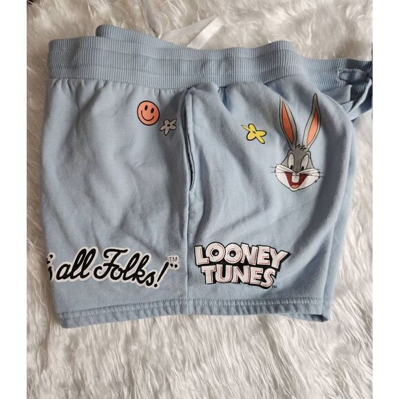 Looney Tunes XXL 19, light blue shorts with Tweety, Bugs Bunny, and Sylvester. - Picture 6 of 9